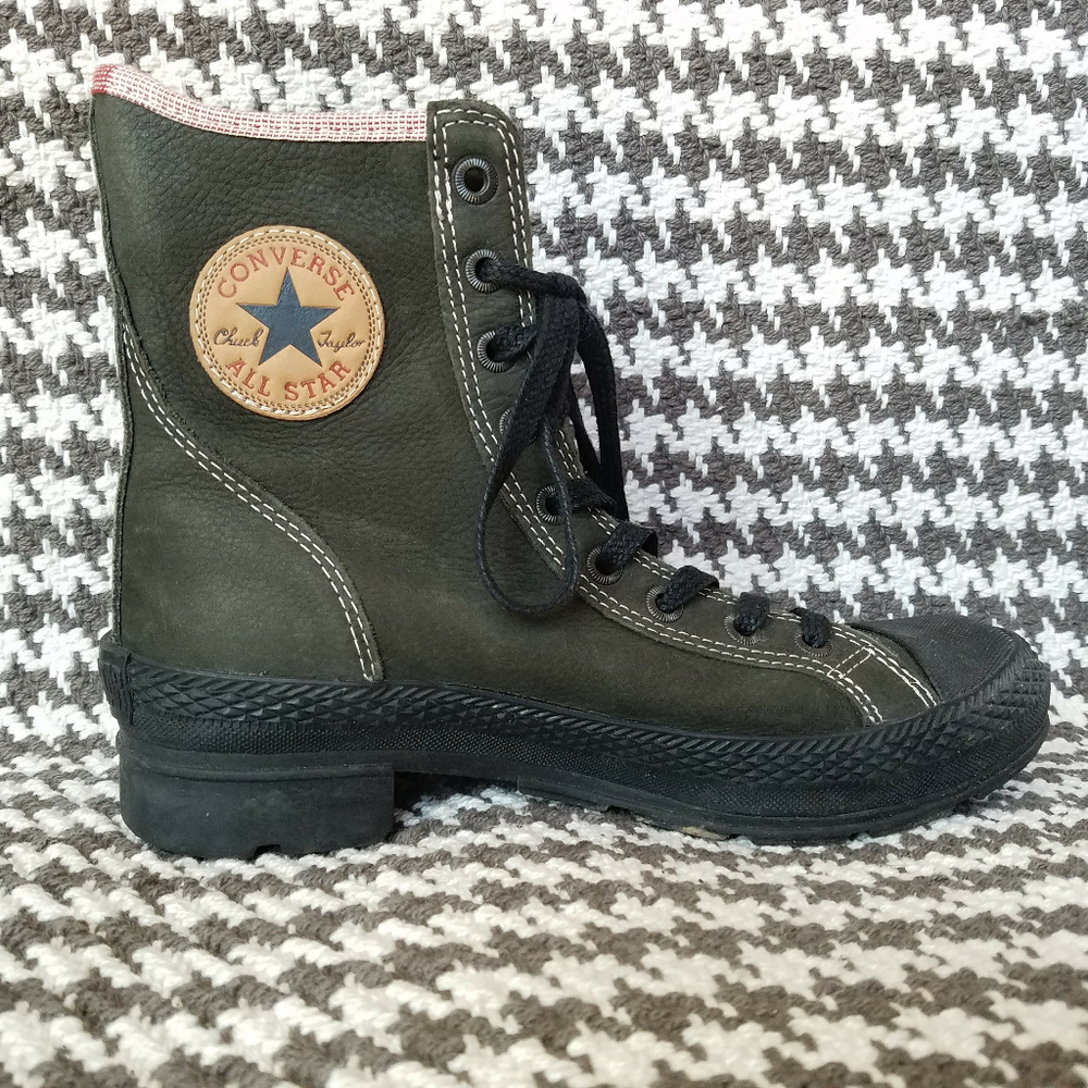 Leather Converse Combat Boots!!!